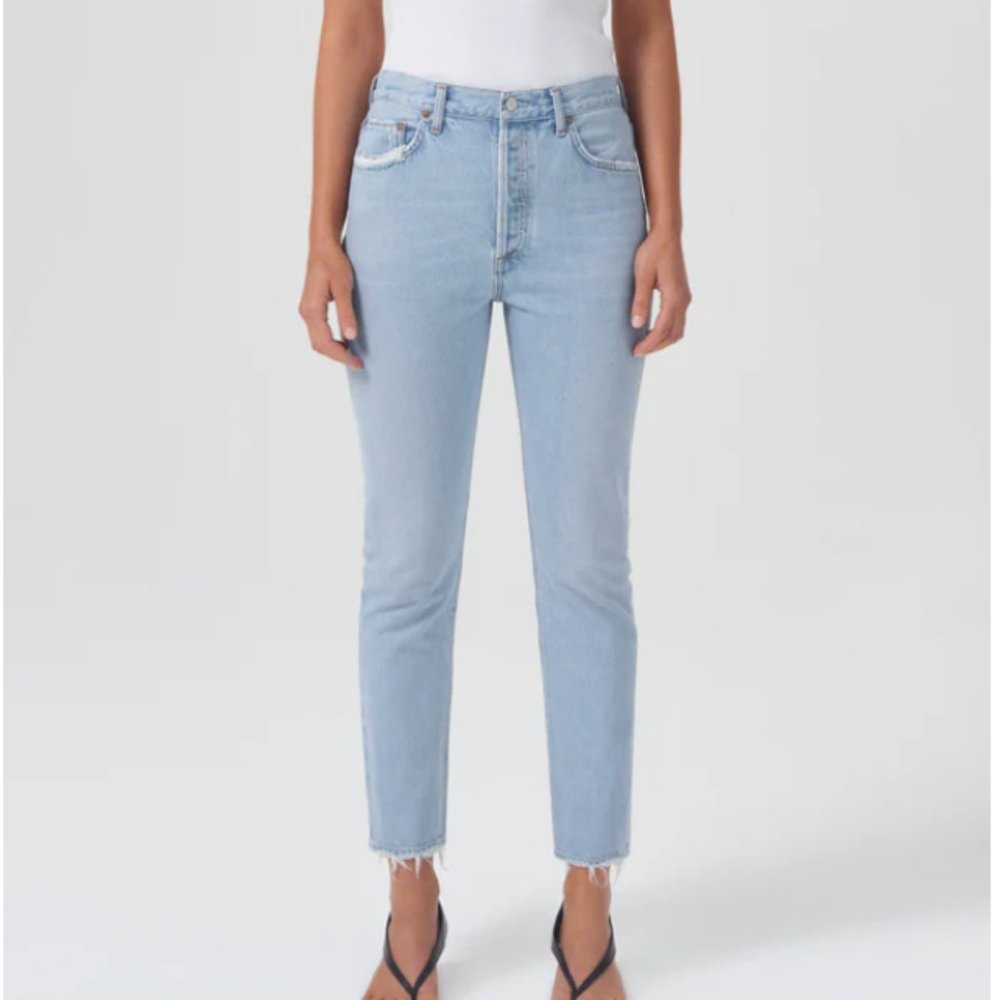 AGOLDE RILEY HIGH RISE STRAIGHT CROP Size 28